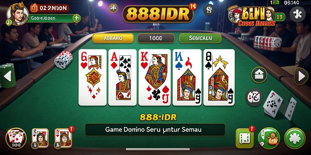 Tampilan gameplay seru dari 888IDR yang penuh warna.