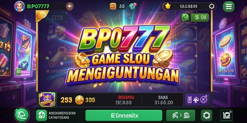 Screenshot gameplay BPO777 yang menampilkan mesin Slot yang menarik.