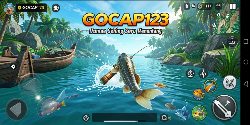 Tangkapan ikan besar dalam gameplay GOCAP123 menunggu Anda!