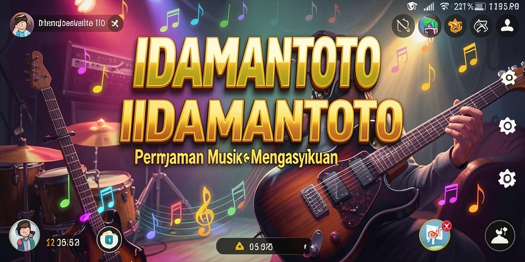 Tampilan menarik gameplay IDAMANTOTO dengan alat musik yang variatif.