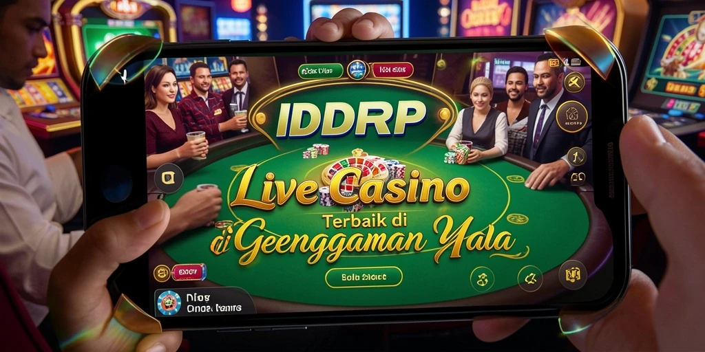 Tampilan gameplay Live Casino yang mendebarkan di IDRRP.