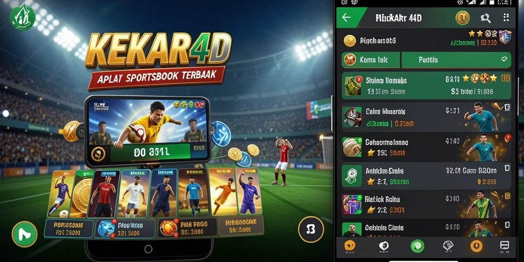 Tampilan utama gameplay Sportsbook KEKAR4D dengan opsi taruhan yang menarik.