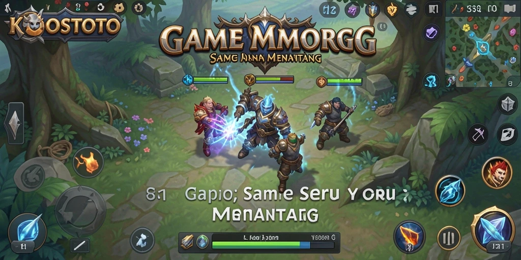 Screenshot KOSTOTO menampilkan aksi seru saat bertarung di dunia MMORPG.