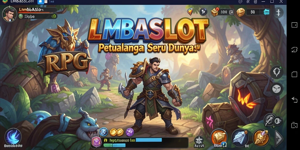Tampilan menarik dari gameplay RPG LMBASLOT yang menantang.