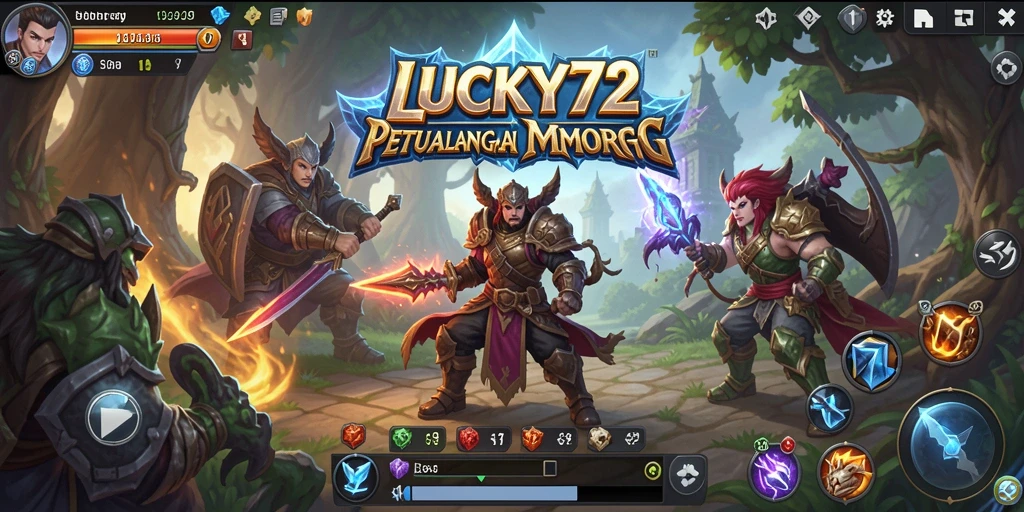 Tampilan gameplay LUCKY72 yang seru dan interaktif di dunia MMORPG.