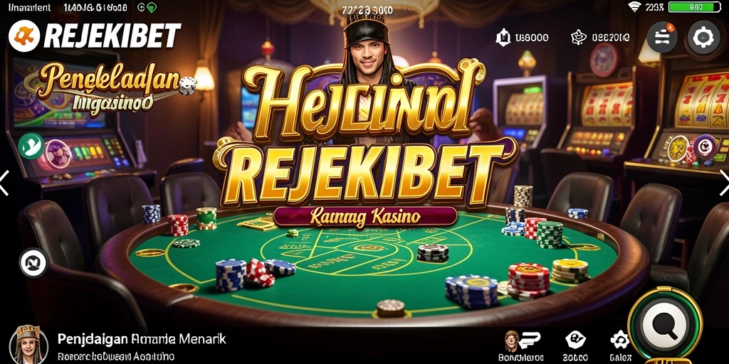 Tampilan nyata dari gameplay <strong>REJEKIBET</strong> menyajikan suasana kasino yang mendebarkan.