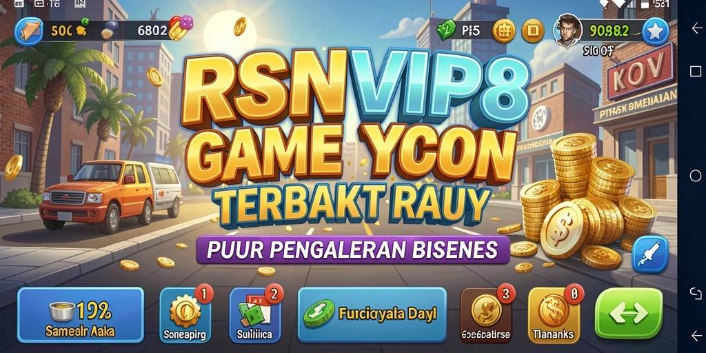 Tampilan gameplay seru dan strategis dalam game Tycoon RSNVIP8.