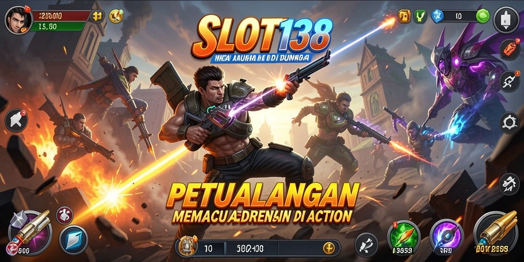 Tampilan gameplay seru dan penuh aksi di SLOT138.