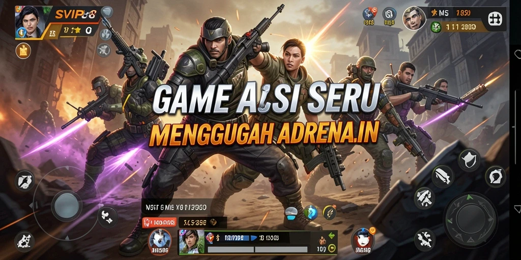 Screenshot dari gameplay SVIP8 yang menampilkan aksi mendebarkan.
